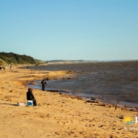 Una tarde de pesca en la costa del Paraná